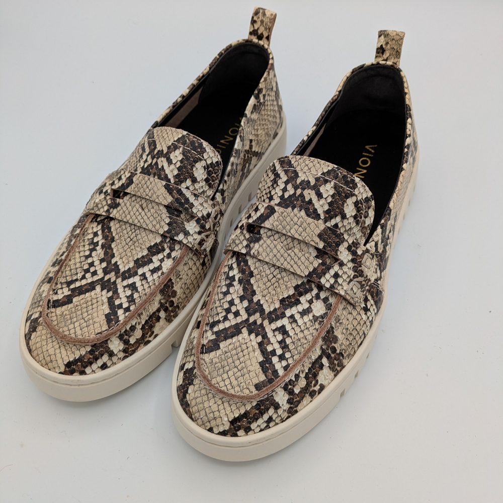 Vionic Snakeskin Slip-On Sneakers